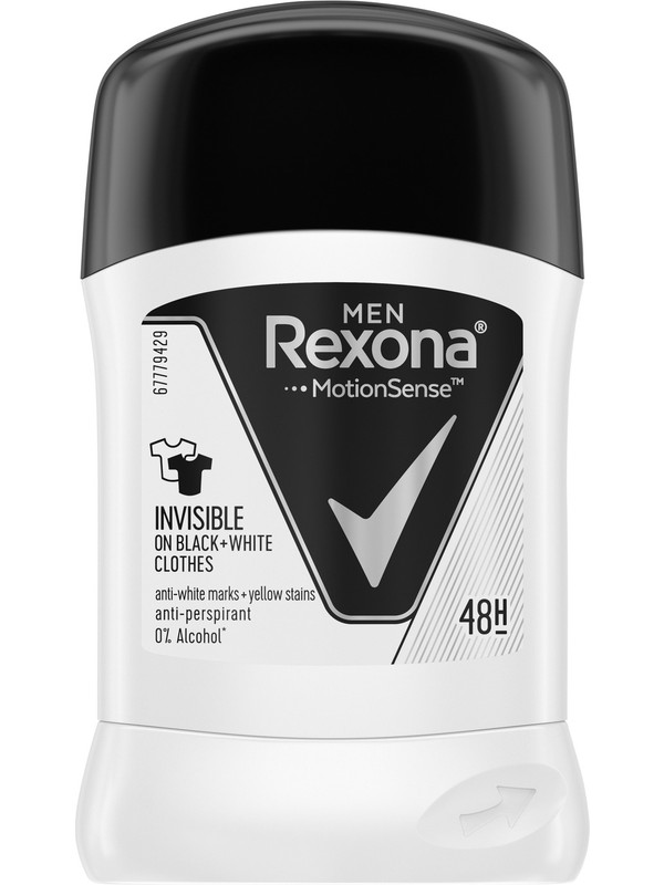 Rexona Men Erkek Stick Deo 50 ml Invisible Black And White
