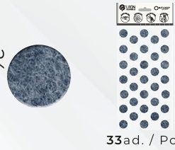 Kendinden Yapışkanlı Mobilya Ayak Keçesi - Gri - 24 mm