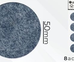 Kendinden Yapışkanlı Mobilya Ayak Keçesi - Gri - 50 mm