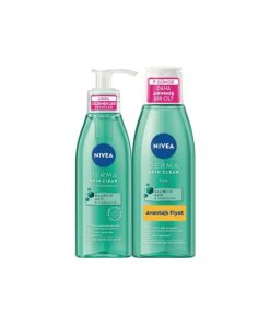 Nivea Derma Skin Clear Yüz Temizleme Jeli 150 ml + Nivea Tonik 200 ml
