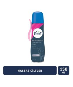 Veet  Professional Hassas Ciltler İçin Tüy Dökücü Sprey Krem 150 Ml