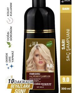 Jaja Saç Şampuan Boya 300 ML & Vitamin İçerikli Sarı 9.0
