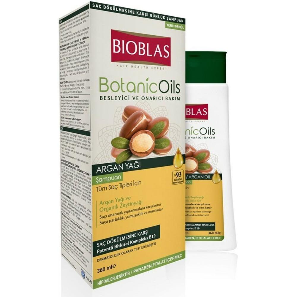 bioblas-sampuan-360-ml-argan-yagli__1325345854626464.jpg Bioblas Botanic Oils Argan Şampuan 360 ml - Görsel 1