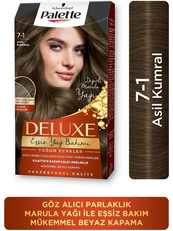 s-181-600-800-110000145293945-jpg.jpg Palette Deluxe Yoğun Renkler 7-1 Asil Kumral Saç Boyası - Görsel 1