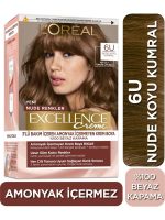 L’oréal Paris Excellence Creme Nude Renkler Saç Boyası – 6u Nude Koyu Kumral