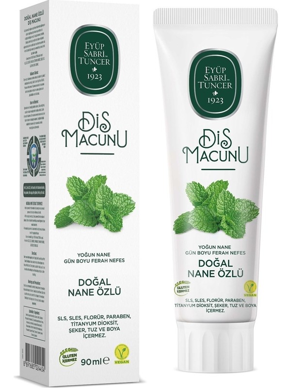 s-391-600-800-110000413838376-jpg.jpg Eyüp Sabri Tuncer Diş Macunu 90 Ml - Doğal Nane Özlü - Görsel 1
