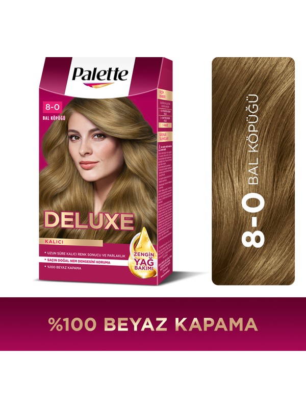 s-777-600-800-110000839632422-jpg.jpg Palette Deluxe 8-0 Bal Köpüğü Zengin Yağ Bakımı Kit Saç Boyası Bakım Maskesi - Görsel 1