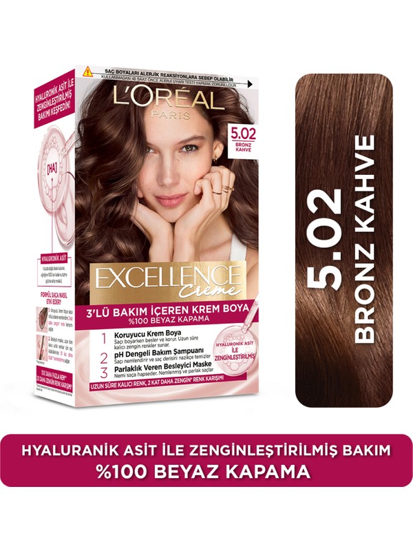 s-777-600-800-110001065831068-jpg.jpg Loreal Excellence Creme Saç Boyası 5.02 Bronz Kahve - Görsel 1