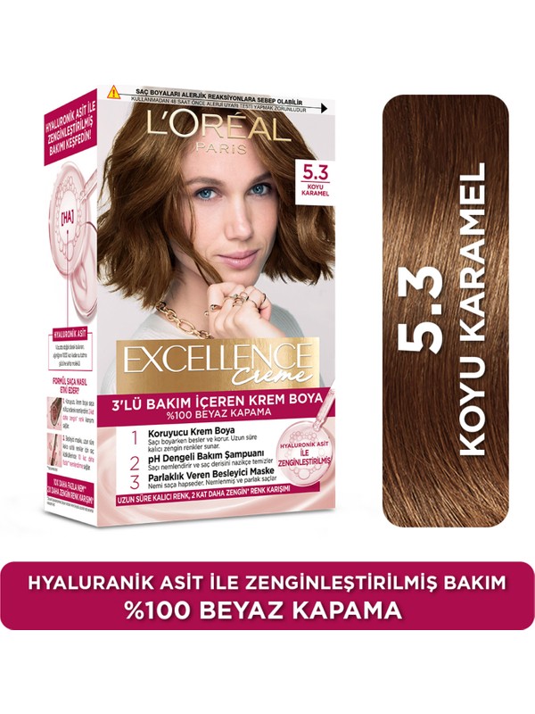 s-777-600-800-110001065831156-jpg.jpg Excellence Creme Saç Boyası 5.3 Koyu Karamel - Görsel 1
