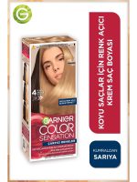 Garnier Çarpıcı Renkler HL3 Koyu Saçlar için Sarı Saç Açıcı Krem Saç Boyası Yoğun Kalıcı Etki - Görsel 2