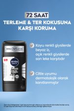 Nivea MEN Erkek Stick Deodorant Black&White İnvisible Orginal,72 Saat Anti Perspirant Koruma,Leke Karşıtı - Görsel 2