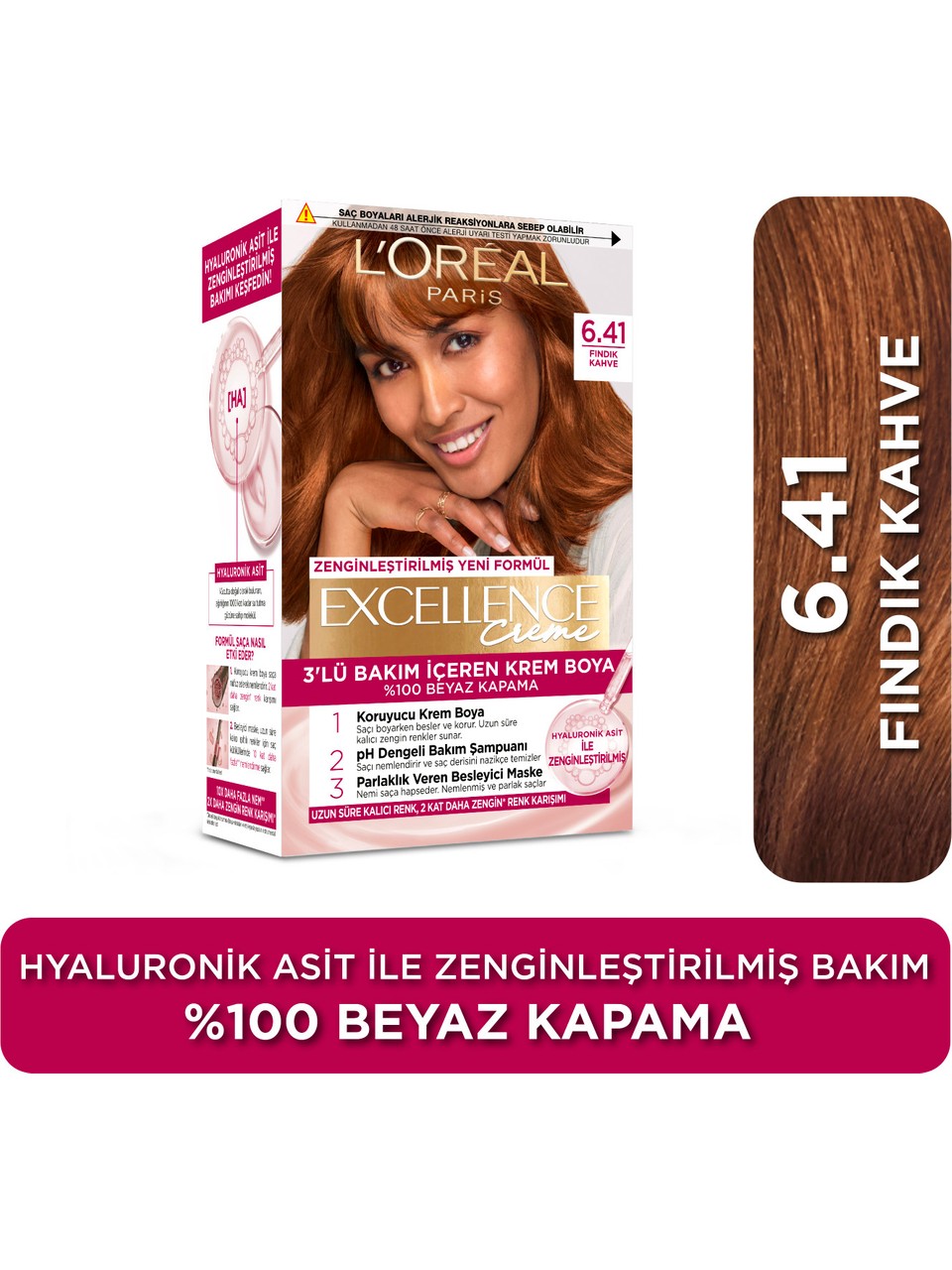 110000788339062-jpg.jpg Loreal Excellence Fındık Kahve 6.41 - Görsel 1