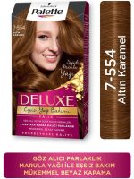 Deluxe Kalıcı Renkler 7-554 Altın Karamel Saç Boyası