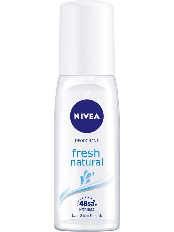s-265-600-800-110000249657255-jpg.jpg Nivea Kadın Pump Sprey Deodorant Fresh Natural 75ml, Ter ve Ter Kokusuna Karşı 48 Saat Koruma - Görsel 1